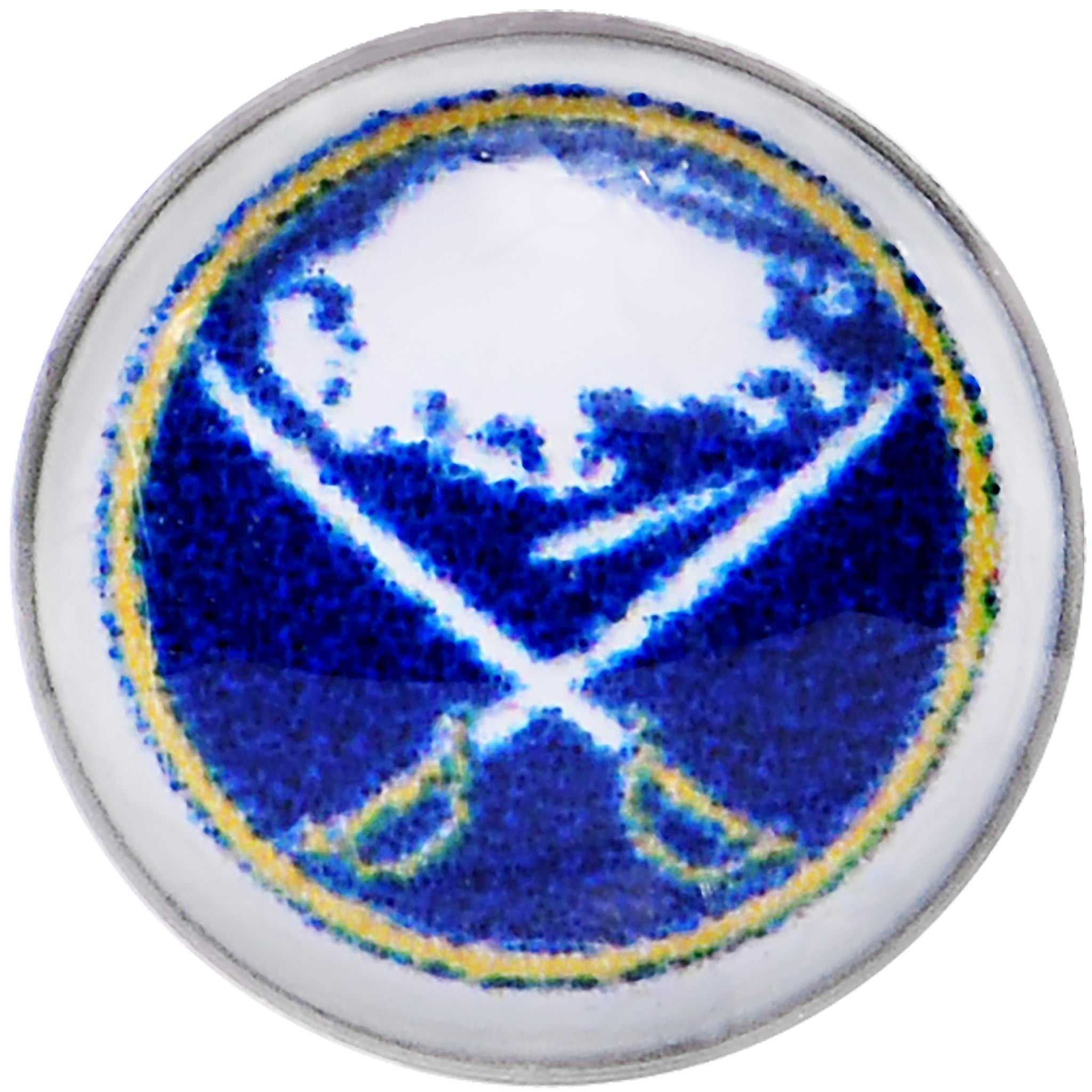 BodyCandy Officially Licensed NHL Buffalo Sabres Logo Tongue Ring — lifestyle context