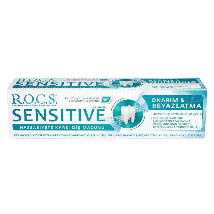 R.O.C.S. Sensitive Repair & Whitening Toothpaste - 75 ml