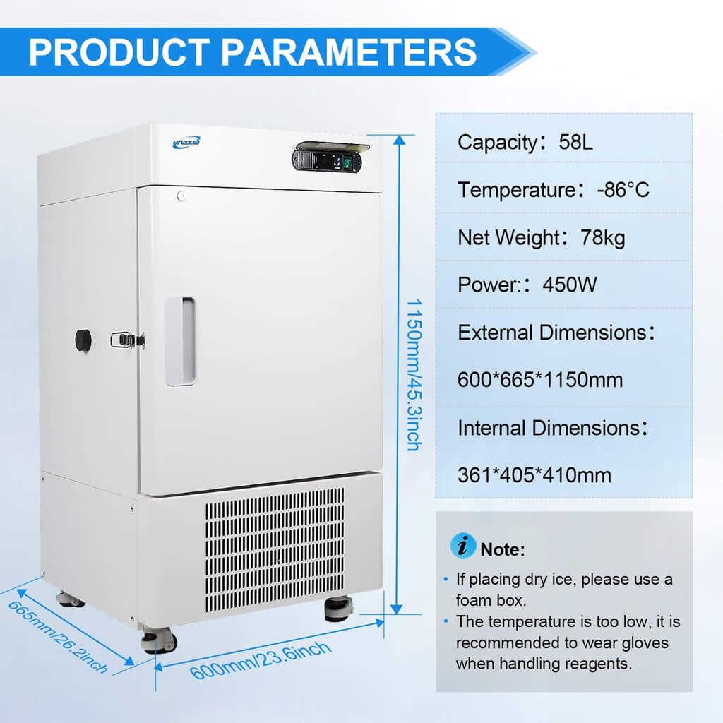 58L Ultra-Low Temperature Laboratory Freezer With Precision Cooling (SAK37621) – SAKSBY WHOLESALE, view 9