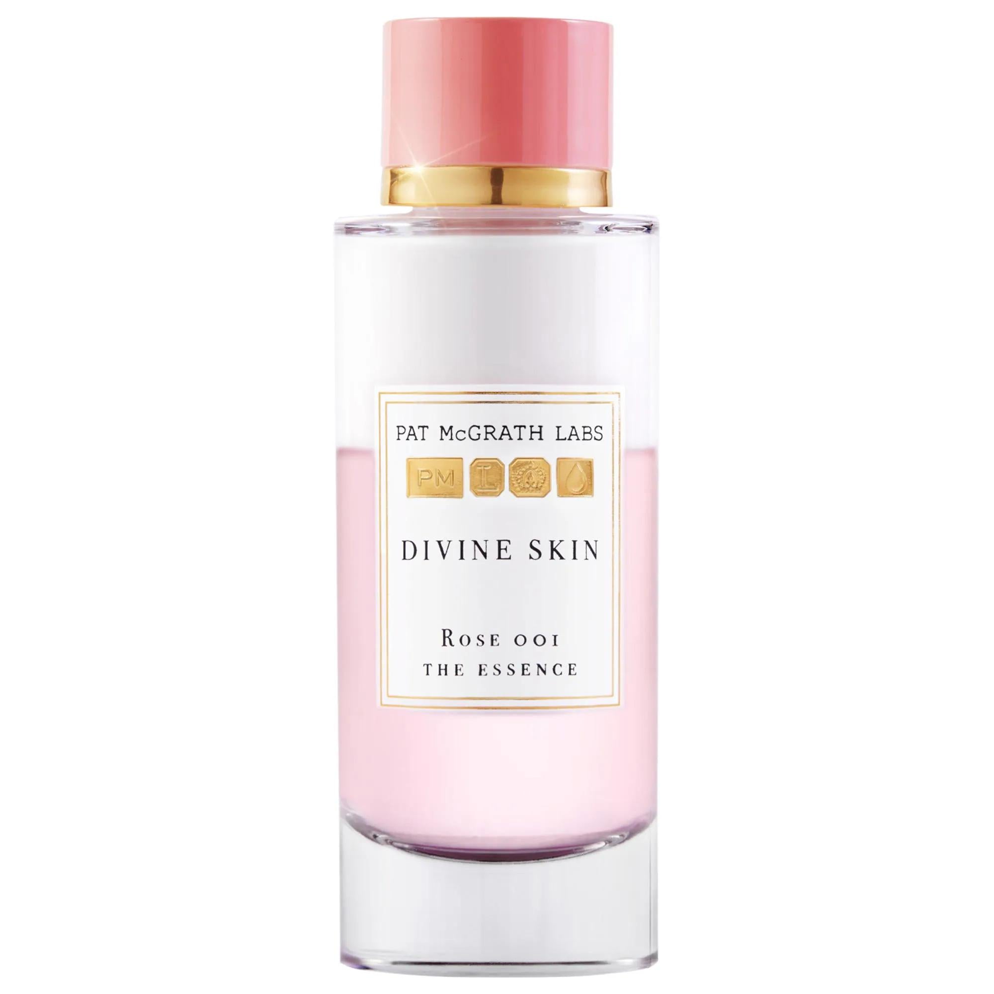Divine Skin Rose 001ª Hydrating Essence - Cruelty-Free, Natural Skincare for Dull Dehydrated Skin