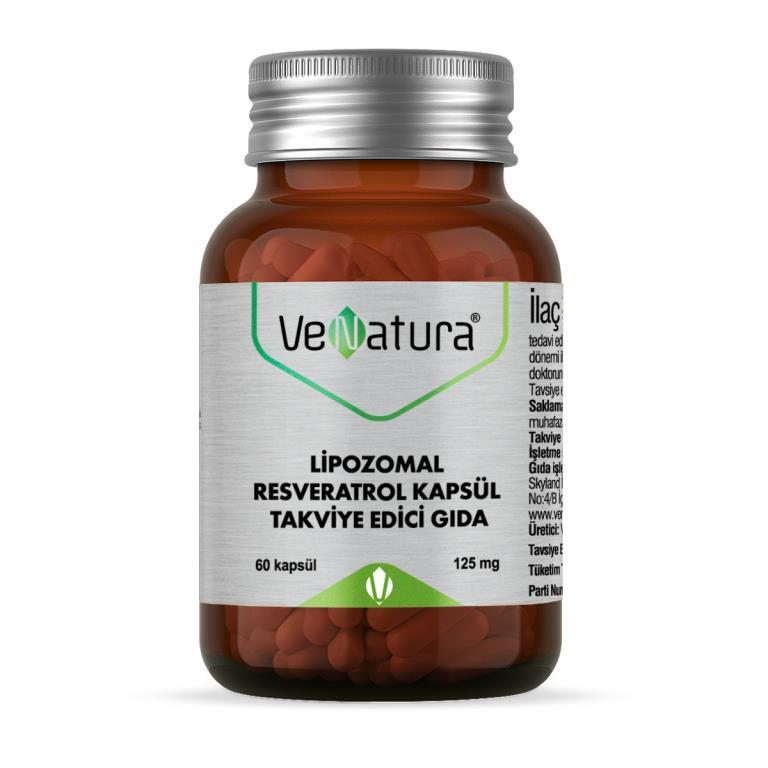 VeNatura Lipozomal Resveratrol 60 Capsules - Antioxidant