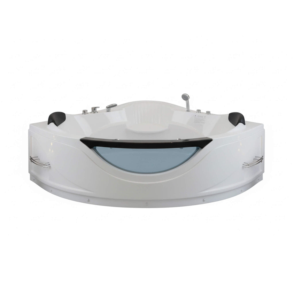 Nuvia Celestia 59-Inch 2-Person Luxury Corner Whirlpool Jetted Bathtub (SAK97310) – SAKSBY WHOLESALE, view 5