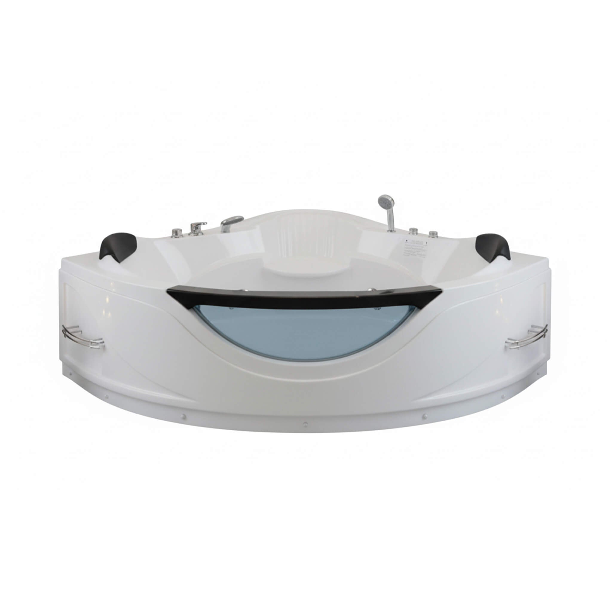 Nuvia Celestia 59-Inch 2-Person Luxury Corner Whirlpool Jetted Bathtub (SAK97310) – SAKSBY WHOLESALE, view 5