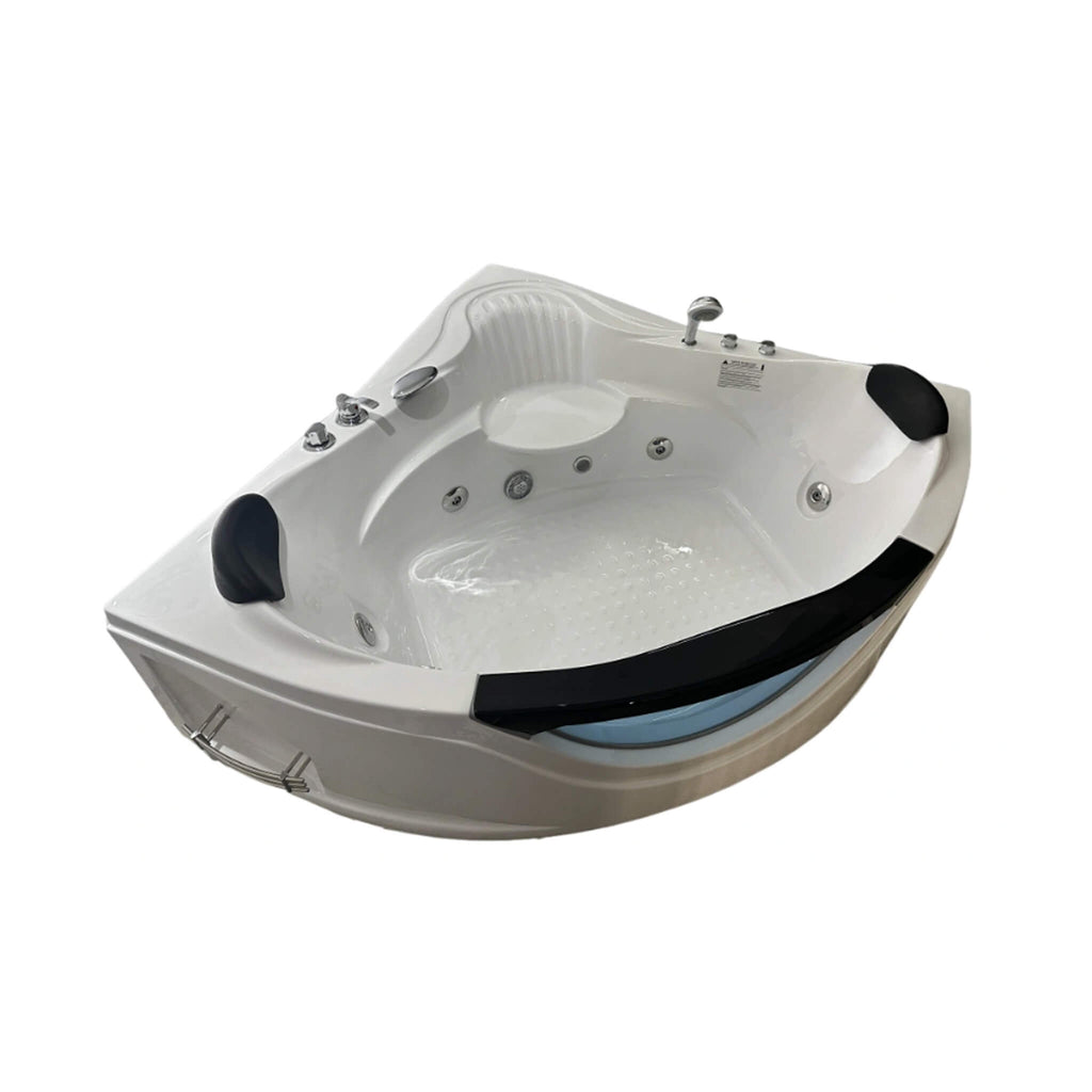 Nuvia Celestia 59-Inch 2-Person Luxury Corner Whirlpool Jetted Bathtub (SAK97310) – SAKSBY WHOLESALE, view 3