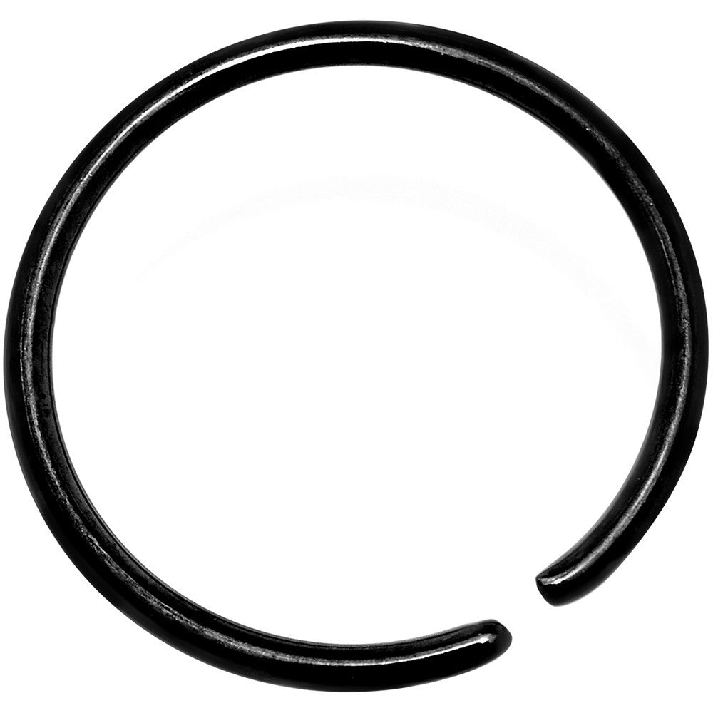 BodyCandy 20G 3/8 Black Anodized Annealed Steel Seamless Circular Ring — main product shot