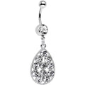 BodyCandy Clear Gem Dingy Drop Dangle Belly Ring — main product shot