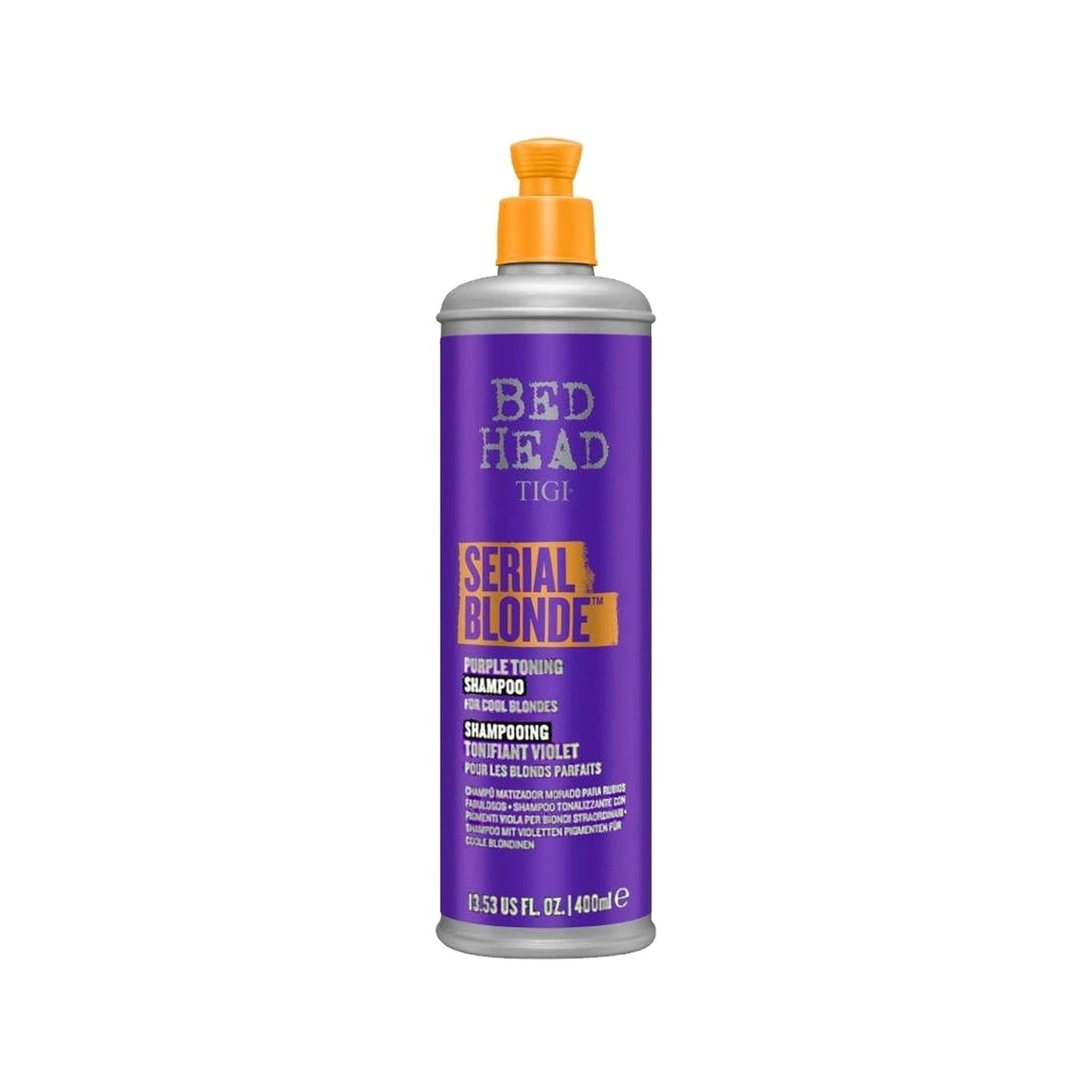 Tigi Bed Head Serial Blond Purple Shampoo for Blonde Hair - Neutralizes Brassy Tones, Maintains Vibrant Color