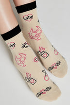 TheRanok.com Cotton Socks Conte Happy 605 - Baby Love — main product shot