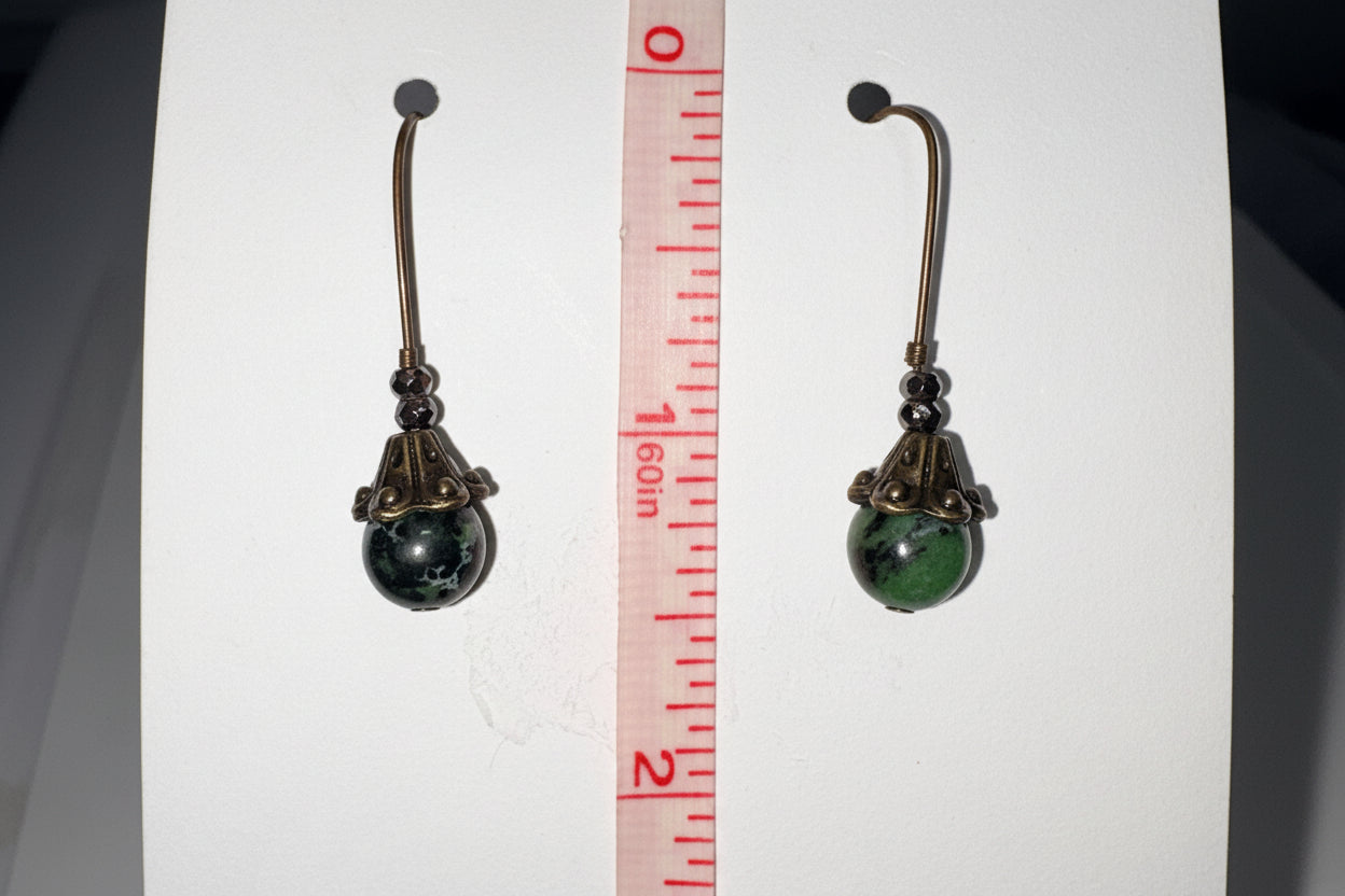 Just Neat Stuff Green Malachite buds — back view