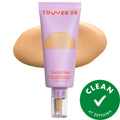 SunnyDays SPF 30 Tinted Sunscreen Foundation - Natural Finish, Vegan & Cruelty-Free Makeup for Sensitive Skin