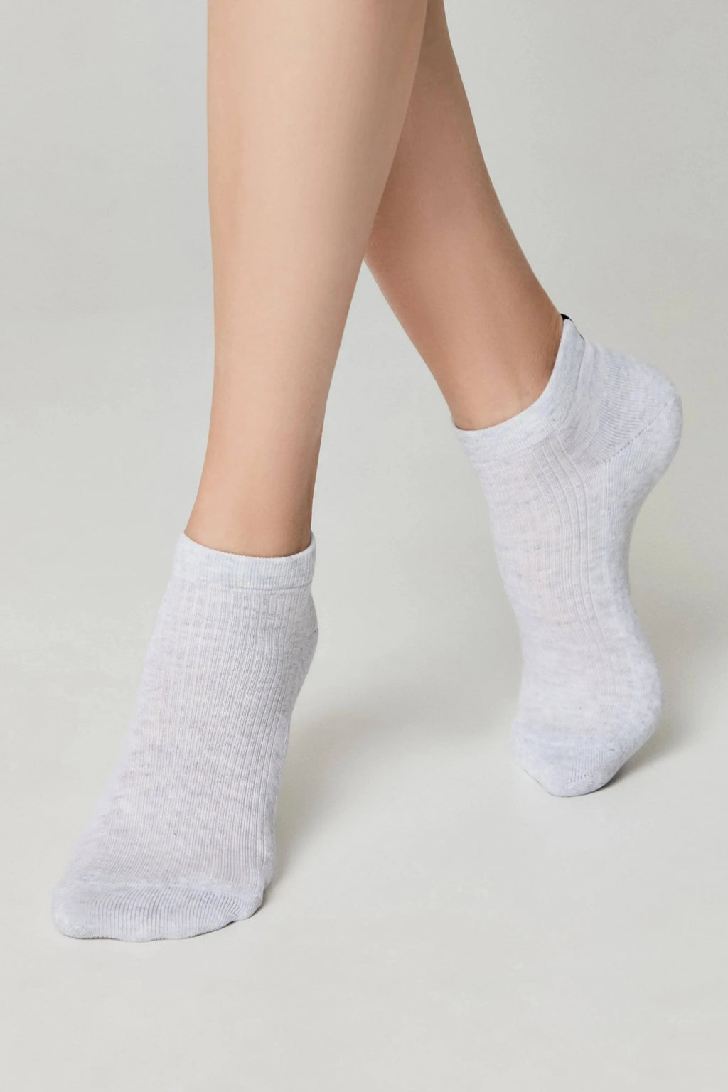 TheRanok.com Cotton Ankle Socks Conte Active 571 - Terry Foot — side view