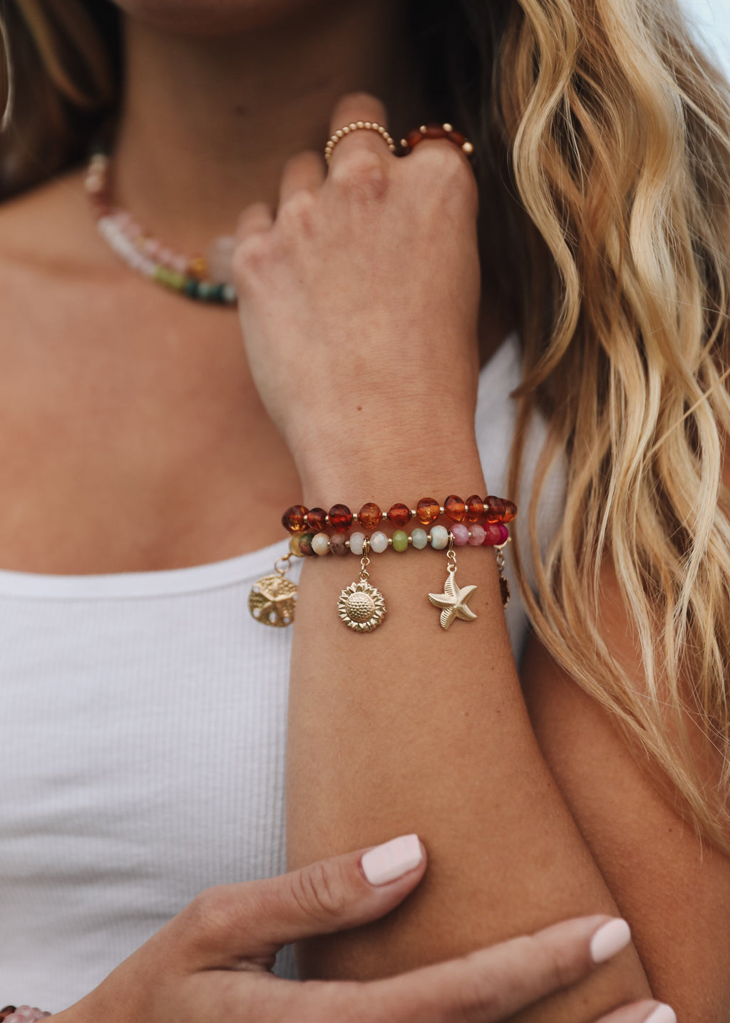 CanyonLeaf 14K Gold Filled Charm - Sunshine — lifestyle context