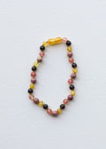 CanyonLeaf Raw Honey Baltic Sea Amber : Smokey Quartz + Rhodonite|| Anklet or Bracelet — necklace category context