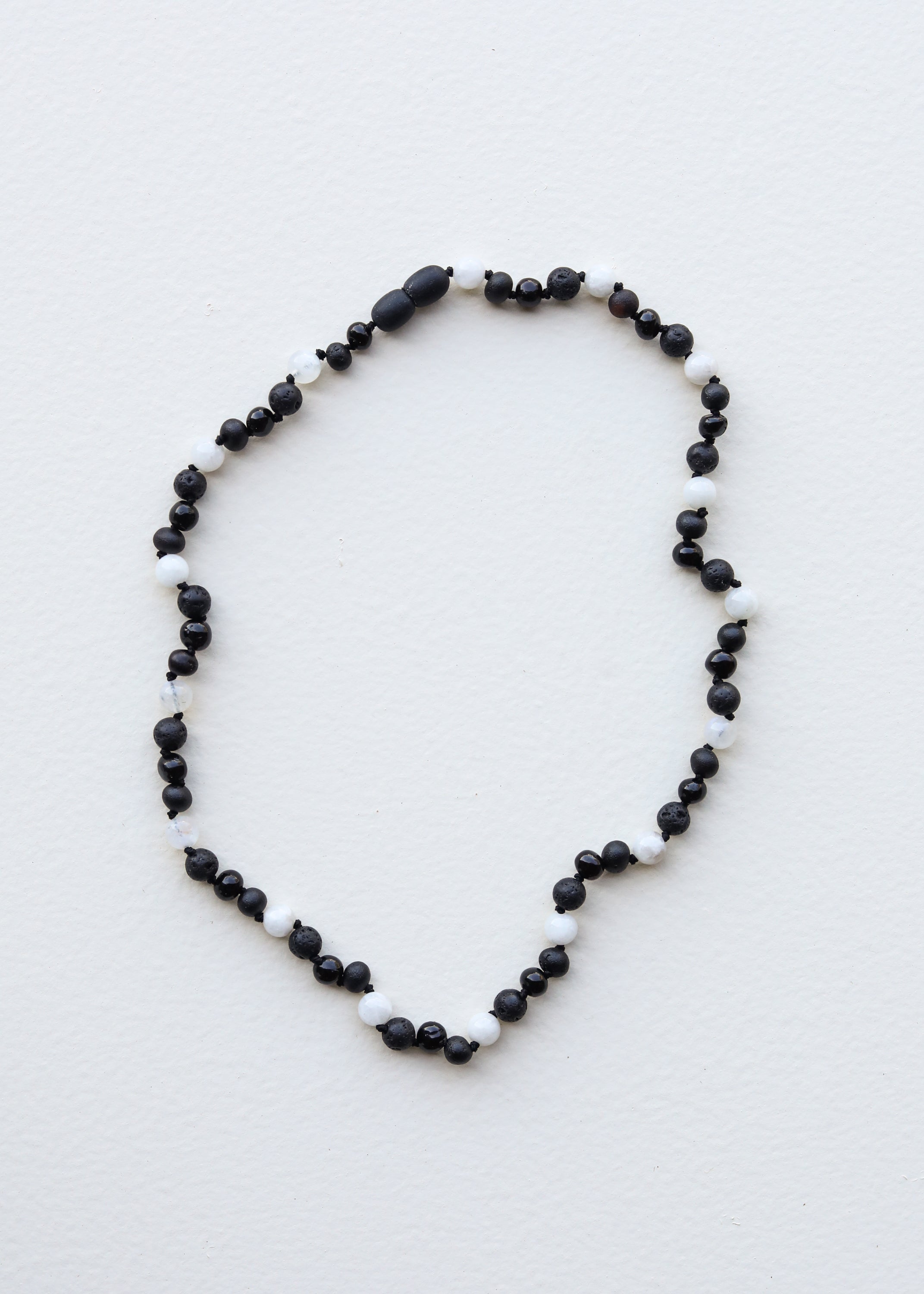 CanyonLeaf CanyonLeaf Raw Black Baltic Amber + Moonstone || Necklace — main product shot