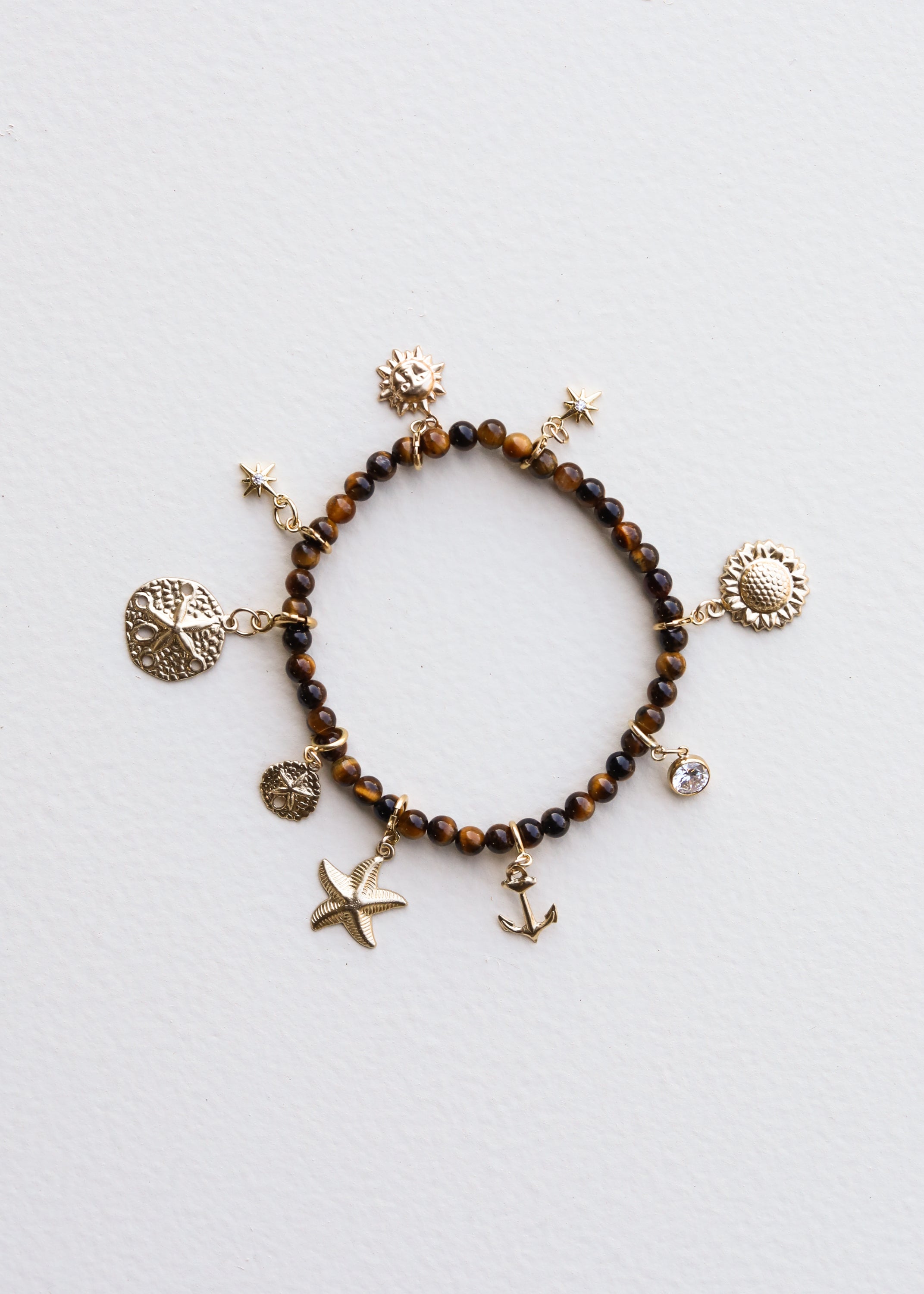 CanyonLeaf 14K Gold Filled Charm - Sunshine — back view