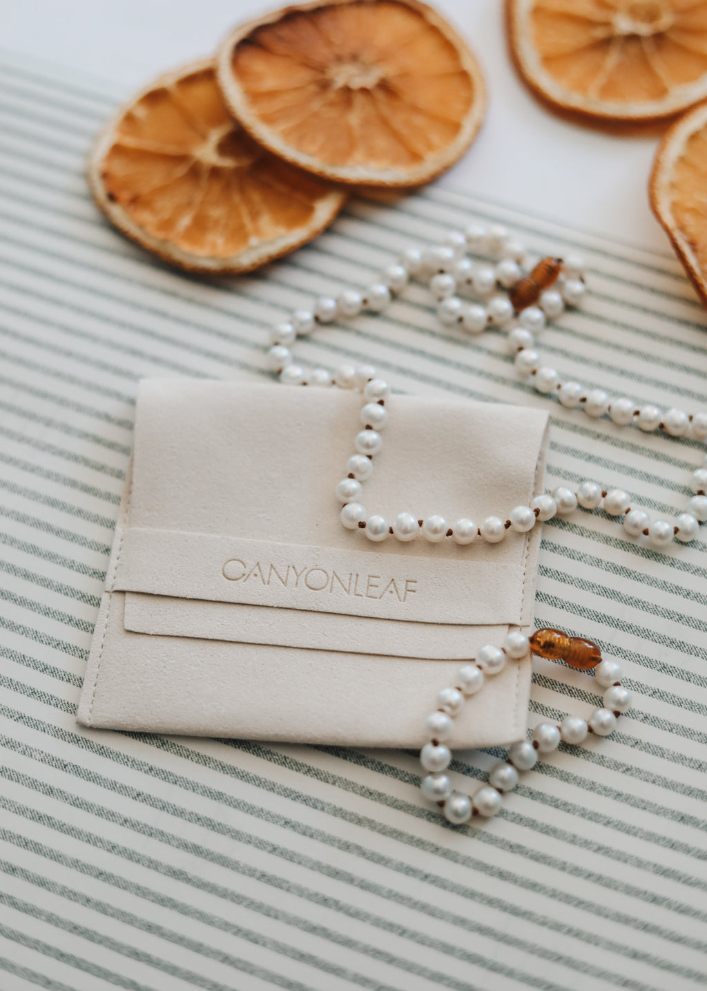 CanyonLeaf Pure Gemstone + Pearl || Necklace — packaging