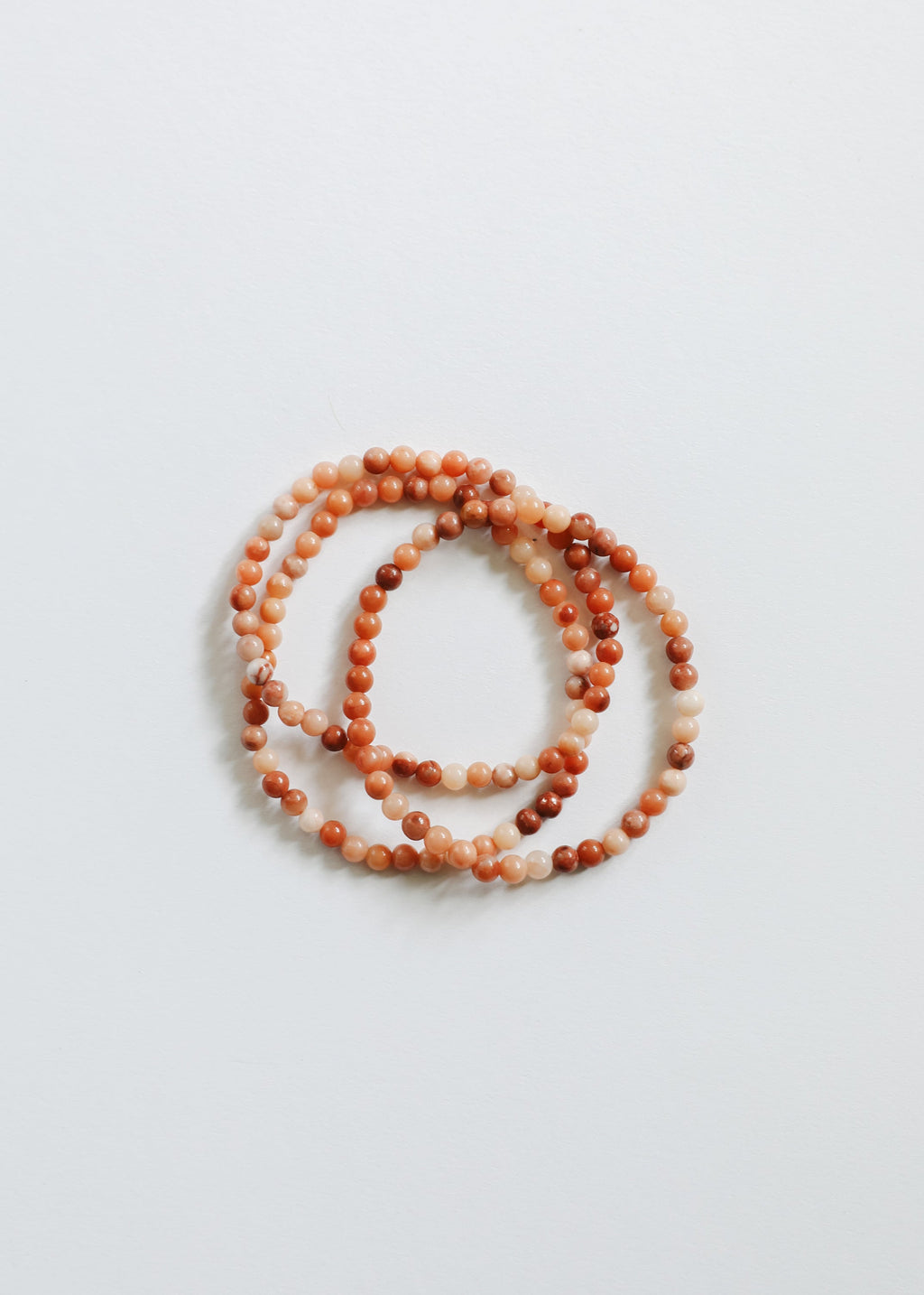 CanyonLeaf Polished Pink Aventurine || Adult Bracelet — detail close-up