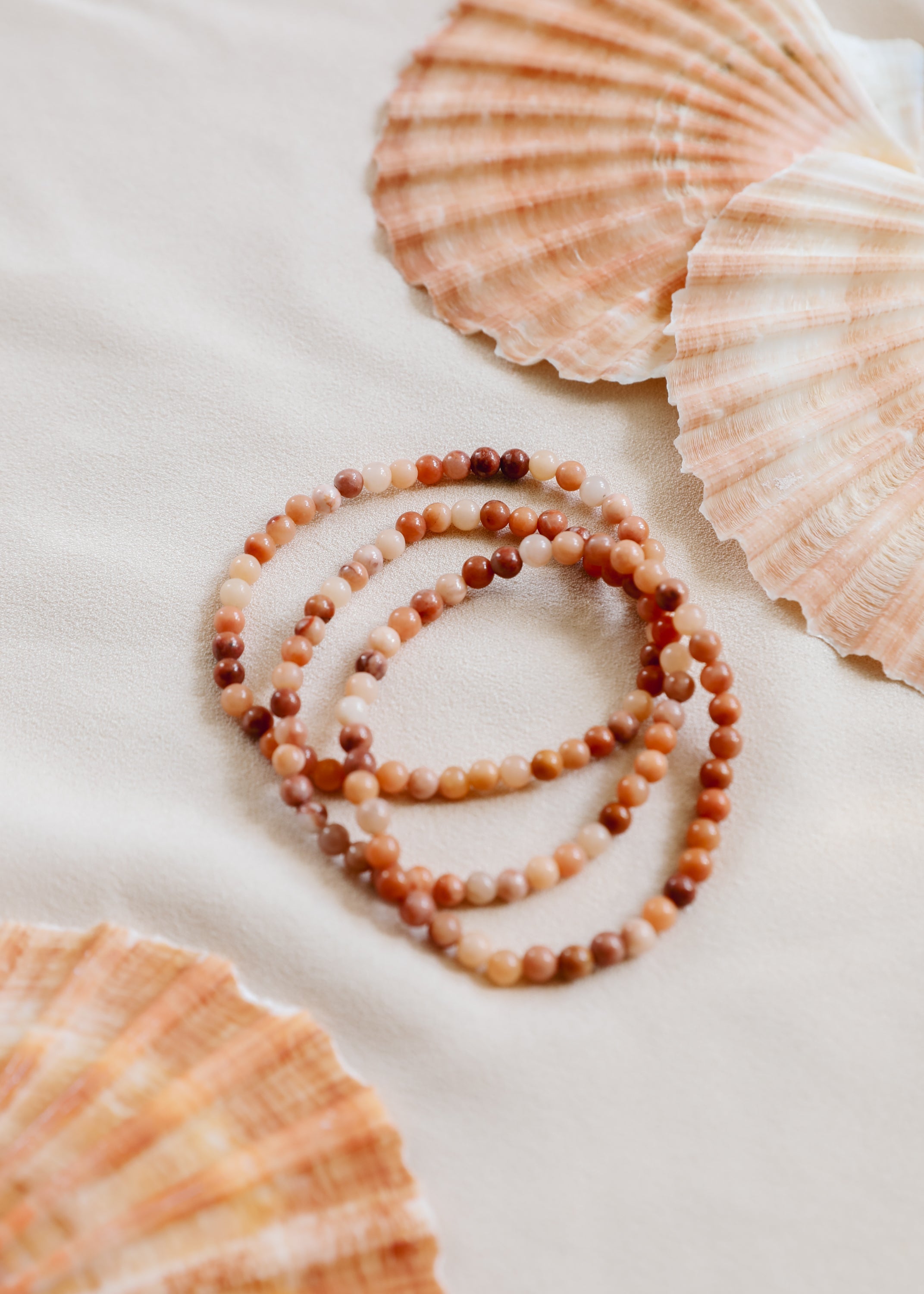 CanyonLeaf Polished Pink Aventurine || Adult Bracelet — alternative angle