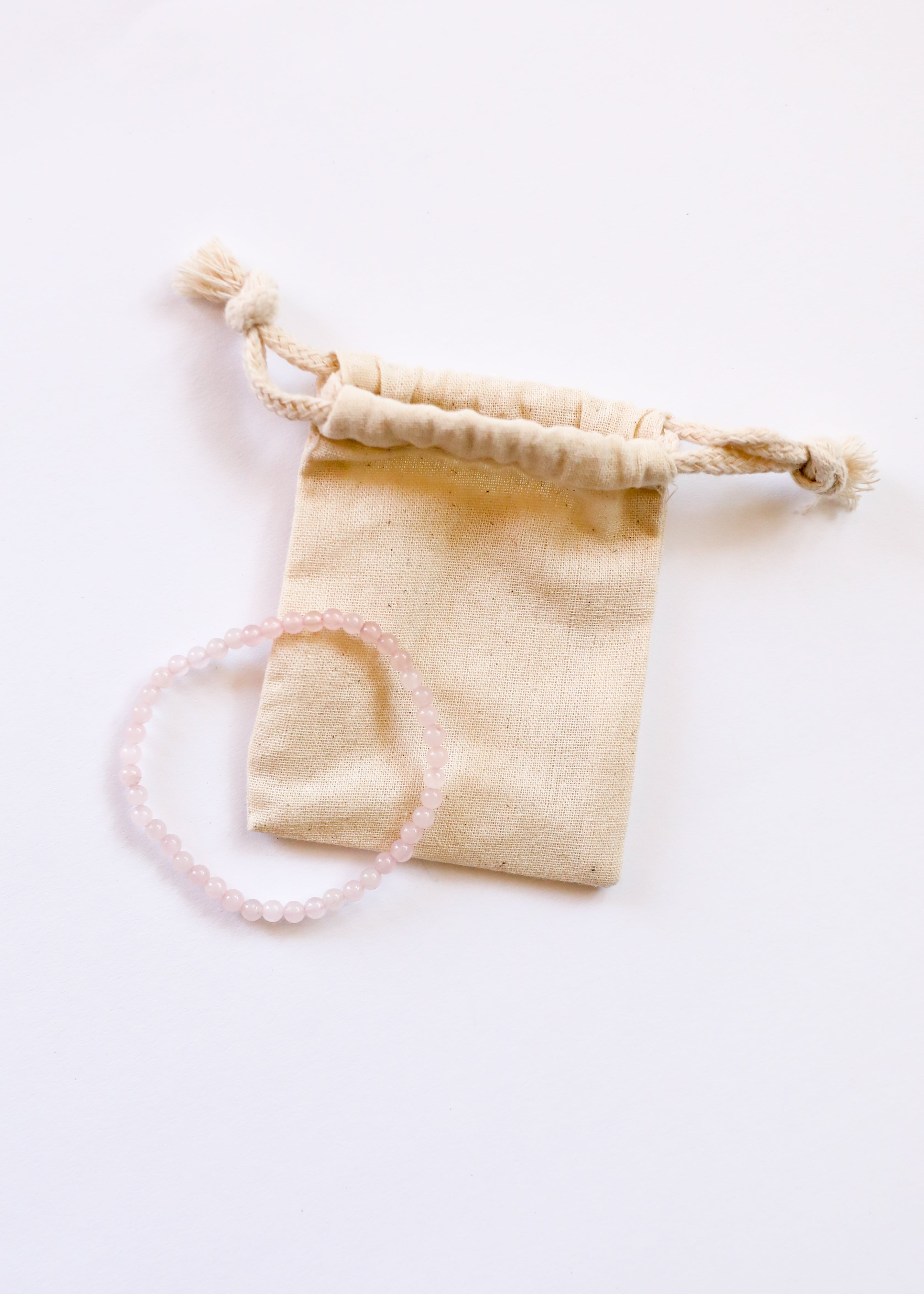 CanyonLeaf Polished Rose Quartz || Adult Bracelet — lifestyle context