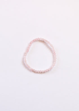 Polished Rose Quartz || Adult Bracelet