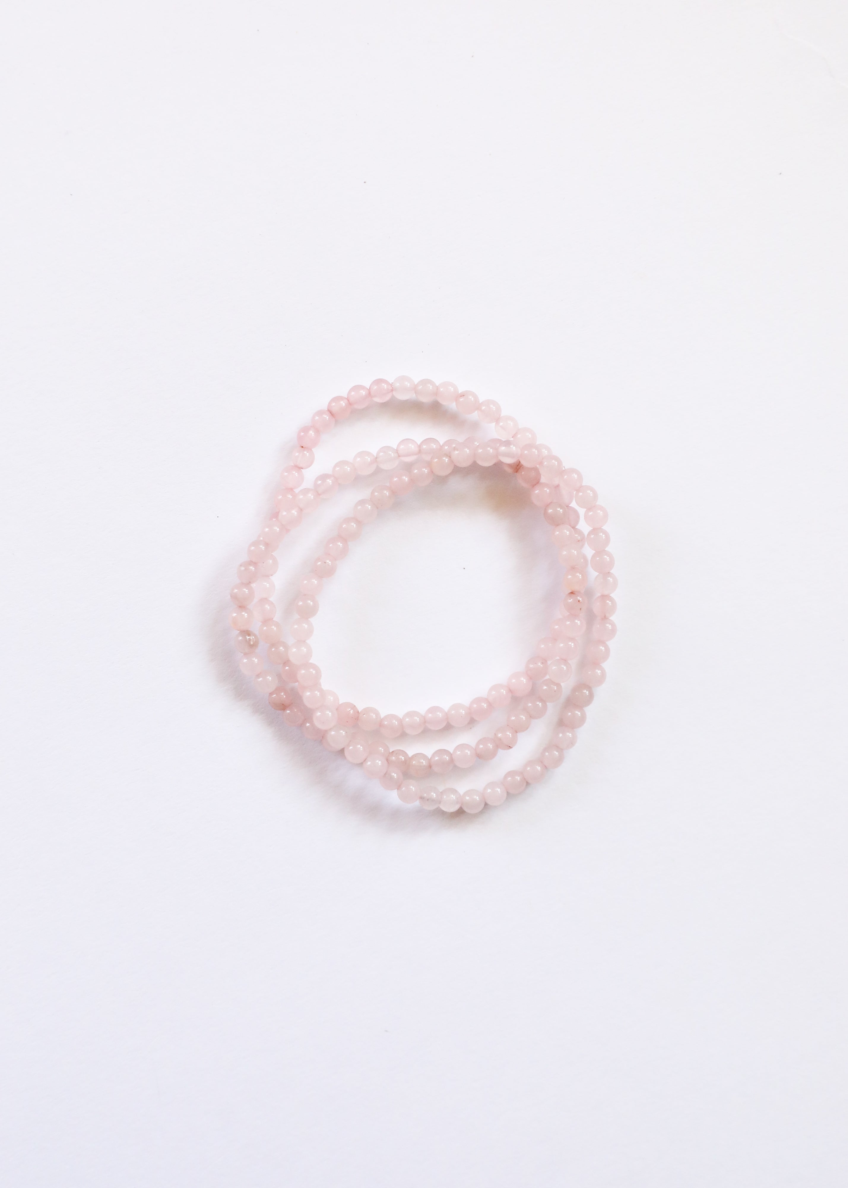 CanyonLeaf Polished Rose Quartz || Adult Bracelet — detail close-up
