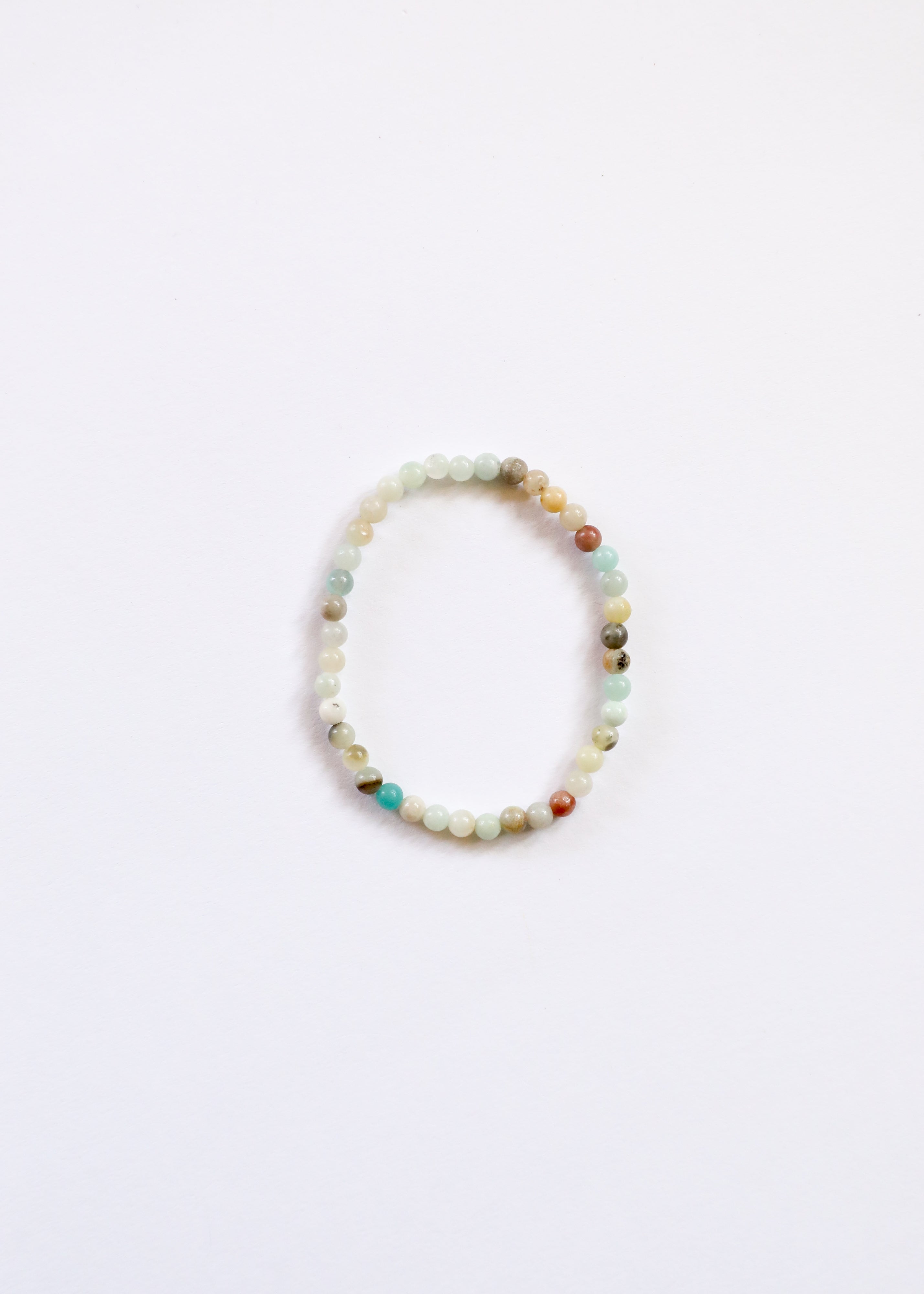 CanyonLeaf Polished Amazonite || Adult Bracelet — construction detail