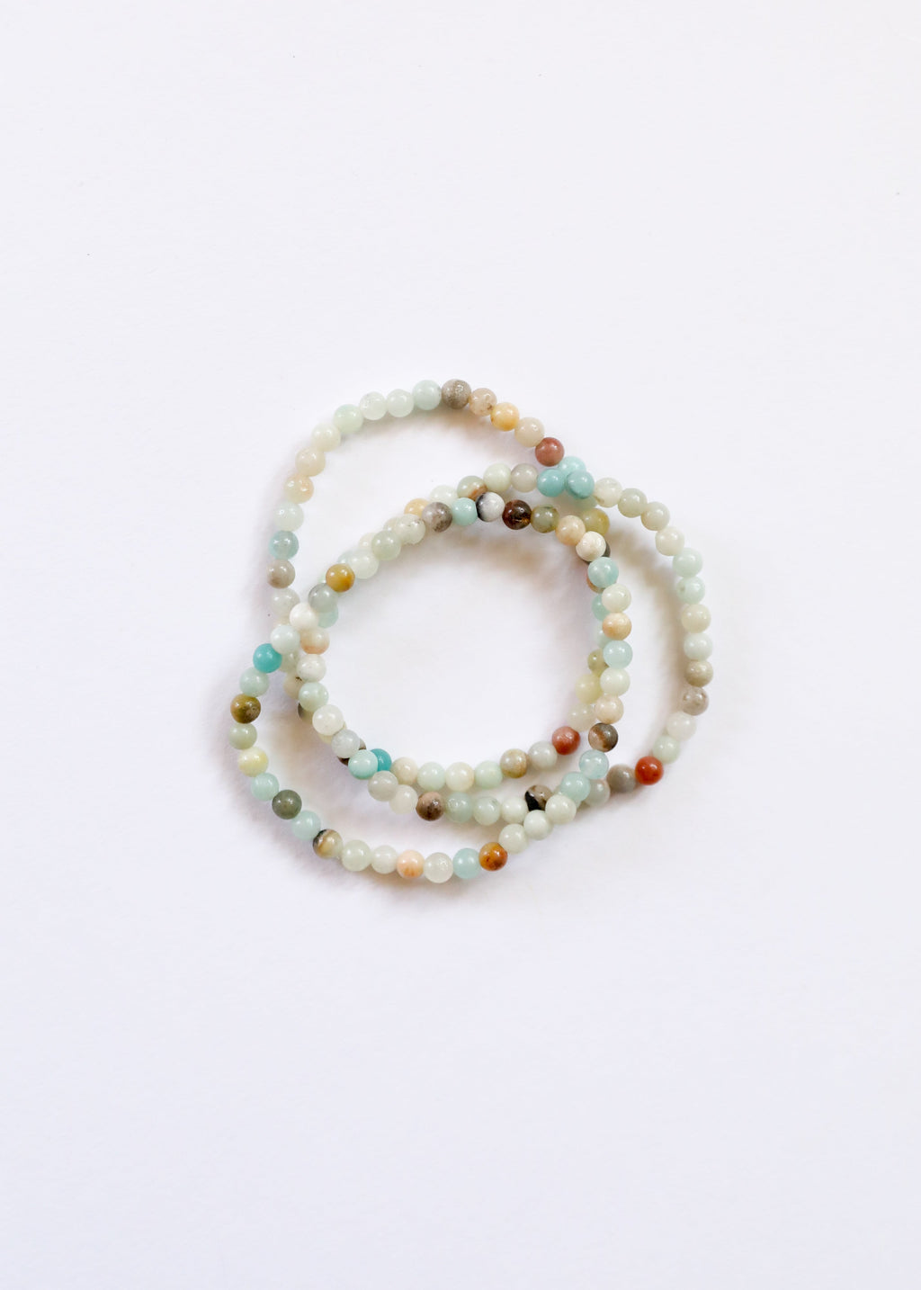 CanyonLeaf Polished Amazonite || Adult Bracelet — CanyonLeaf branding close-up