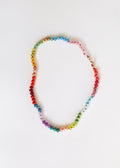 CanyonLeaf Natural Gemstone Necklace + 14k Gold Filled Toggle : Skyline — Gold detail