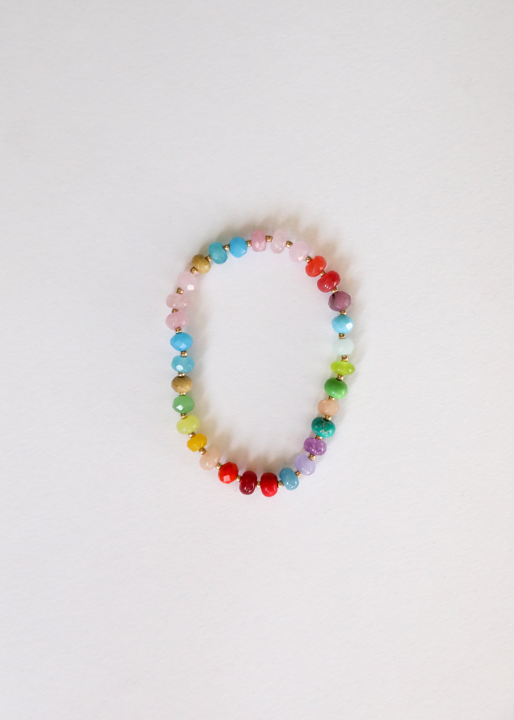 CanyonLeaf Natural Gemstone Bracelet + 14k Gold Filled Toggle : Skyline — bracelet category context