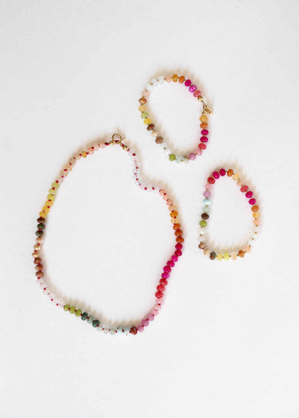 CanyonLeaf Natural Gemstone Bracelet + 14k Gold Filled Toggle : Sandbar — bracelet category context