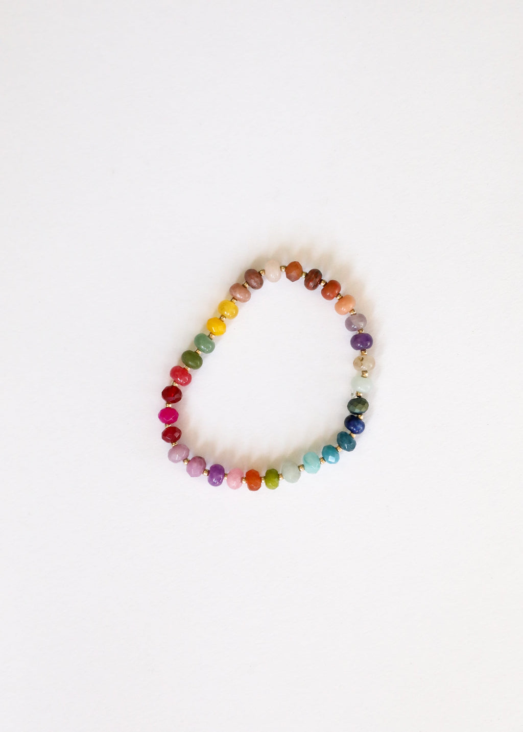 CanyonLeaf Natural Gemstone Bracelet + 14k Gold Filled Toggle : Gold Rush — main product shot