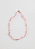 CanyonLeaf Natural Rose Quartz + 14k Gold Filled Toggle || Gemstone Necklace — Gold detail