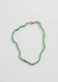 CanyonLeaf Natural Aventurine + 14k Gold Filled Toggle || Gemstone Necklace — Gold detail