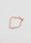 CanyonLeaf Natural Rose Quartz + 14k Gold Filled Toggle || Gemstone Bracelet — main product shot