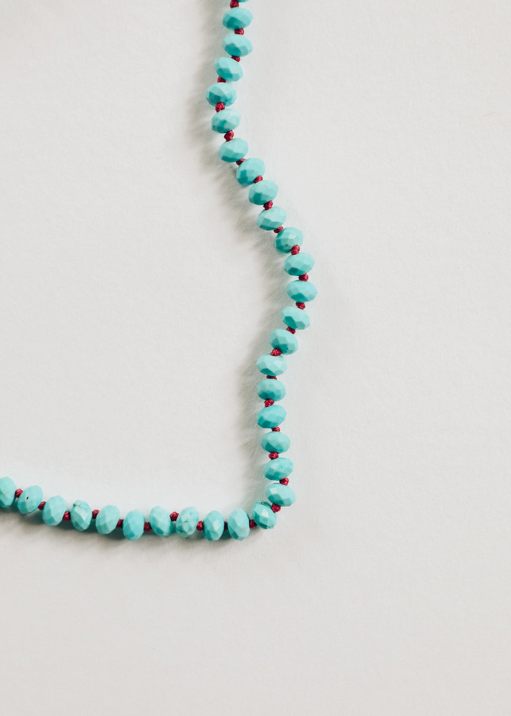 CanyonLeaf Turquoise + 14k Gold Filled Toggle || Gemstone Necklace — Turquoise detail