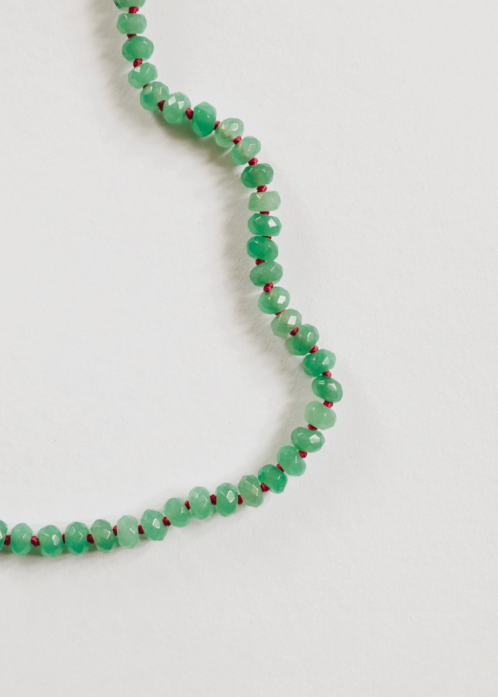 CanyonLeaf Natural Aventurine + 14k Gold Filled Toggle || Gemstone Necklace — CanyonLeaf branding close-up