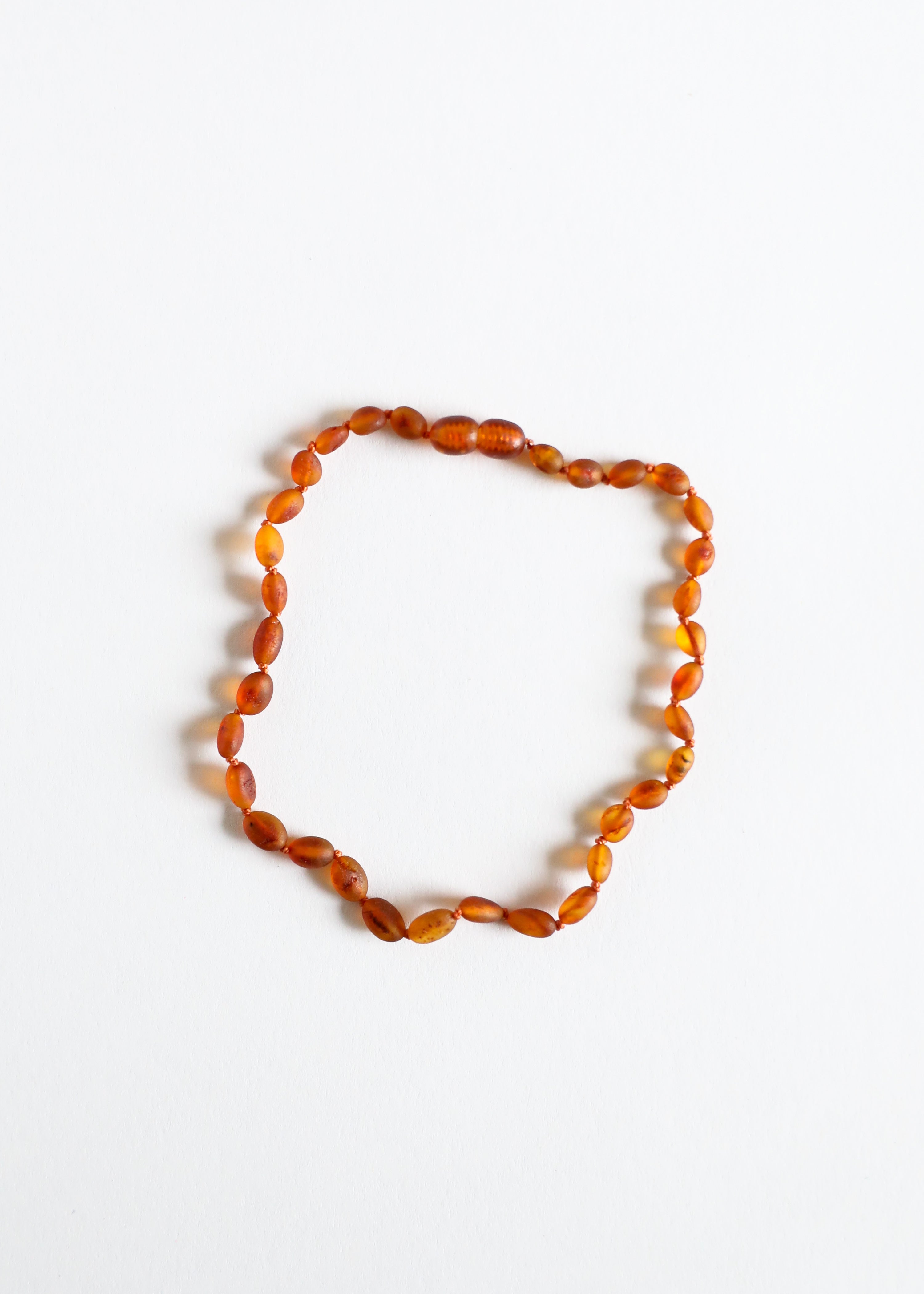 CanyonLeaf Raw Cognac Baltic Amber || Classic || Necklace — main product shot