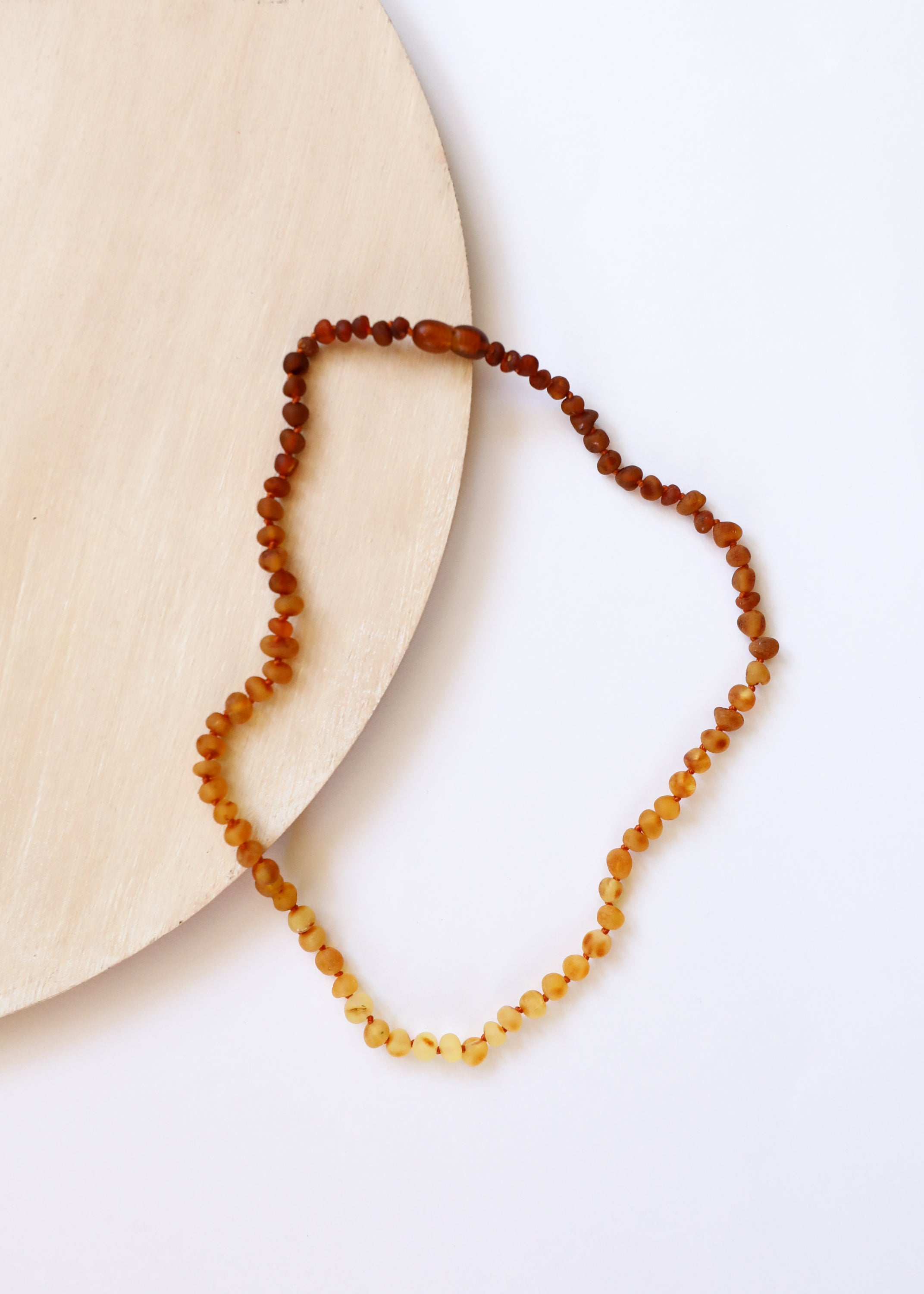 CanyonLeaf Raw Baltic Amber + Sunflower || Necklace || — detail shot 8