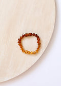 CanyonLeaf Raw Baltic Amber + Sunflower || Anklet or Bracelet — main product shot