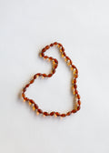 CanyonLeaf Polished Cognac Baltic Amber || Classic || Necklace — Cognac detail