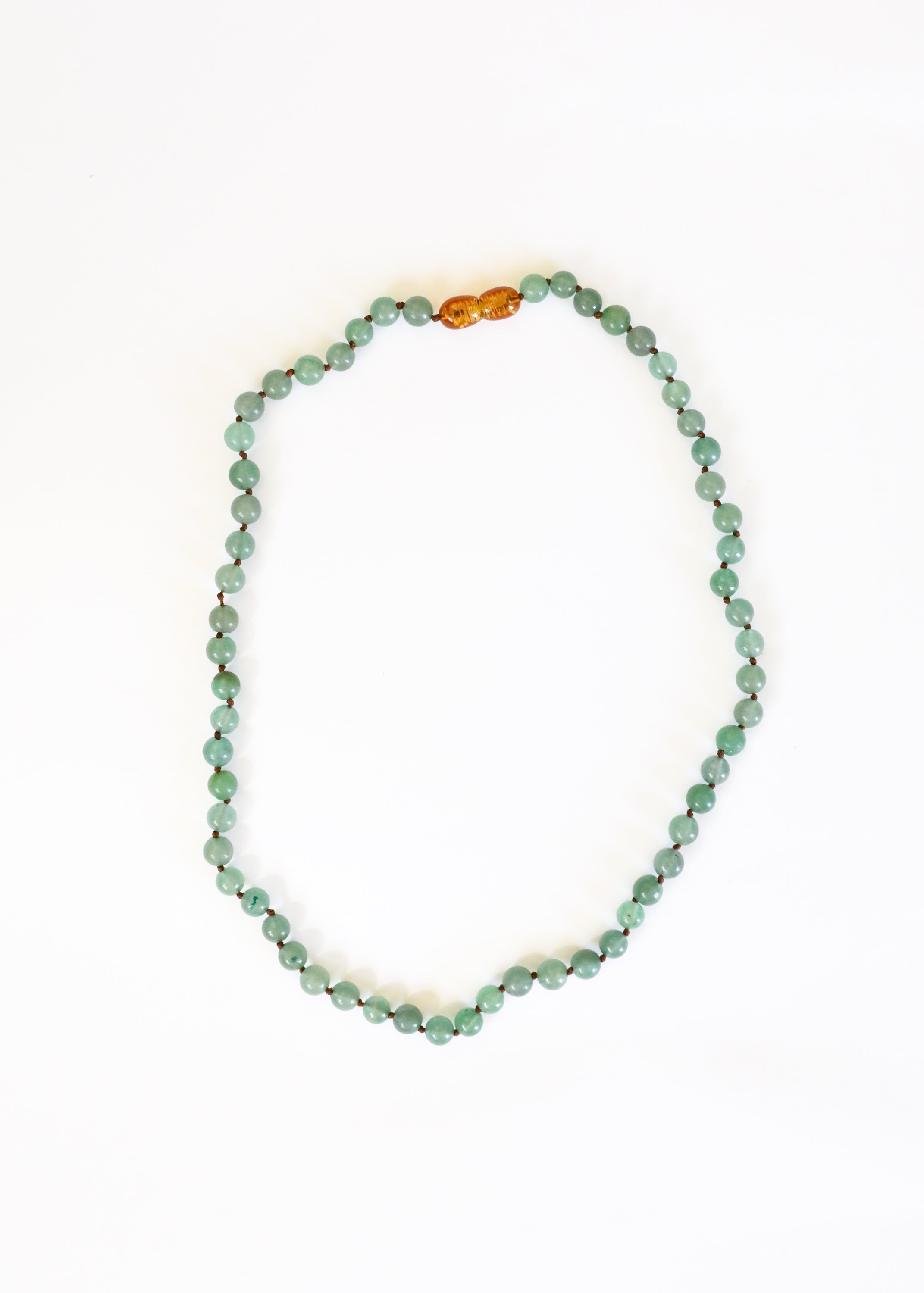 CanyonLeaf Pure Gemstone + Aventurine || Necklace — detail close-up