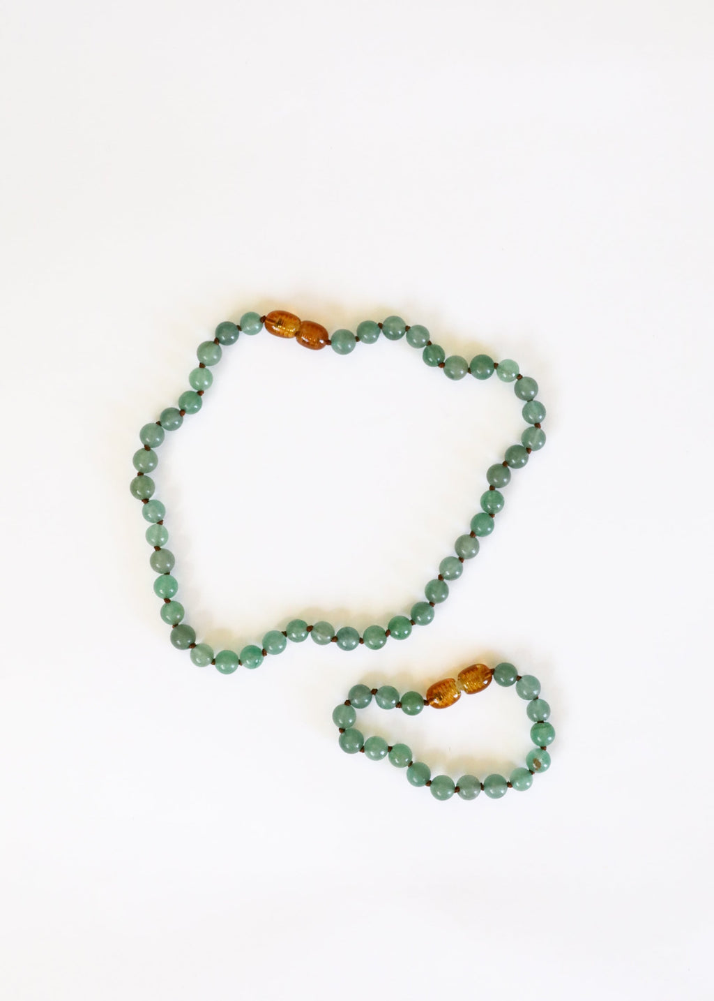 CanyonLeaf Pure Gemstone + Aventurine || Anklet or Bracelet — side view