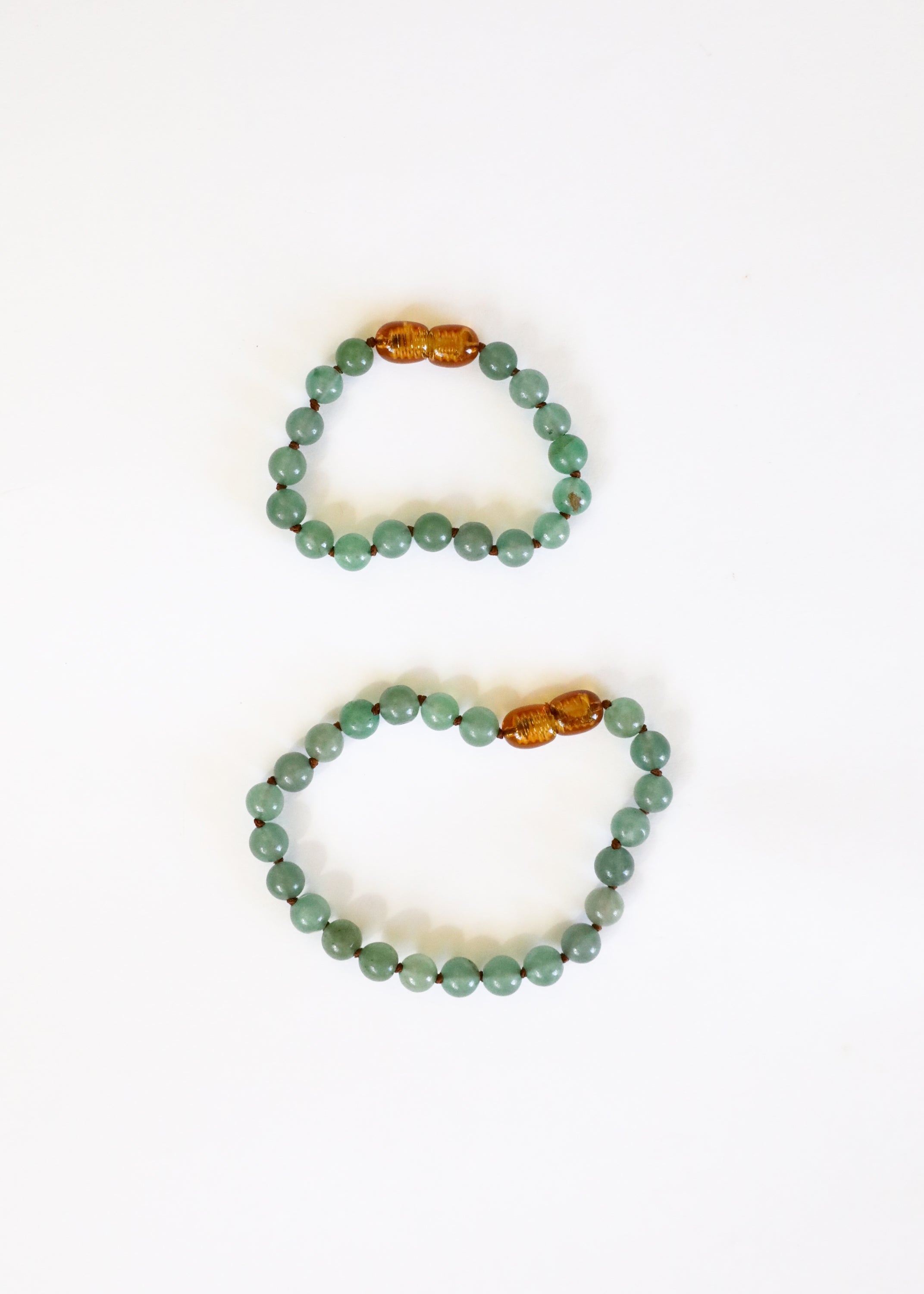 CanyonLeaf Pure Gemstone + Aventurine || Anklet or Bracelet — detail close-up