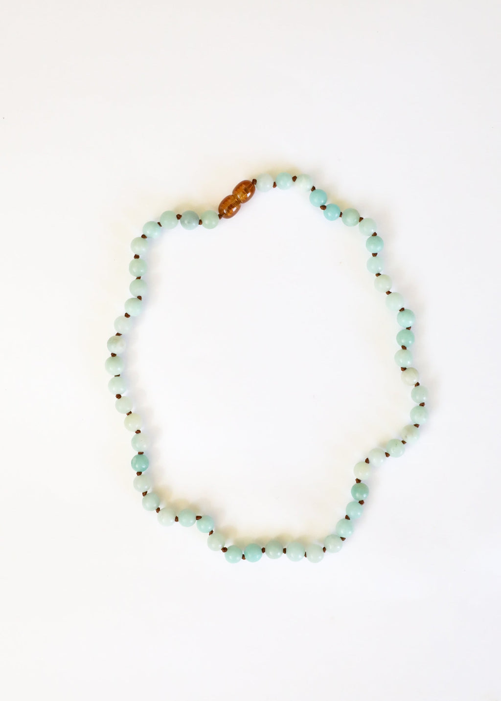 CanyonLeaf Pure Gemstone + Amazonite || Necklace — construction detail