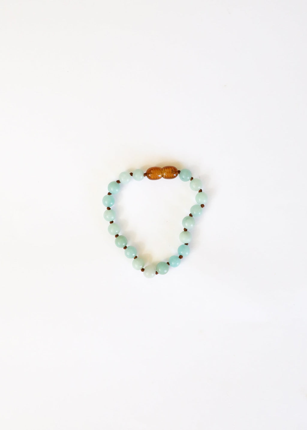 CanyonLeaf Pure Gemstone + Amazonite || Anklet or Bracelet — construction detail