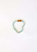 CanyonLeaf Pure Gemstone + Amazonite || Anklet or Bracelet — construction detail