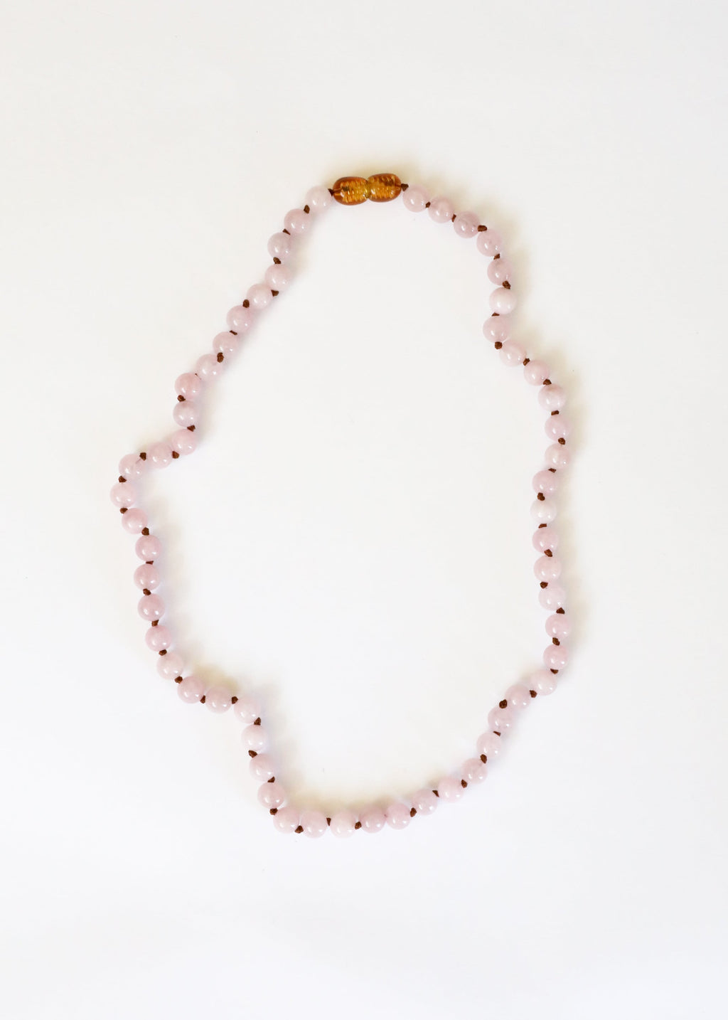 CanyonLeaf Pure Gemstone + Natural Rose Quartz || Beaded Necklace — lifestyle worn / used context