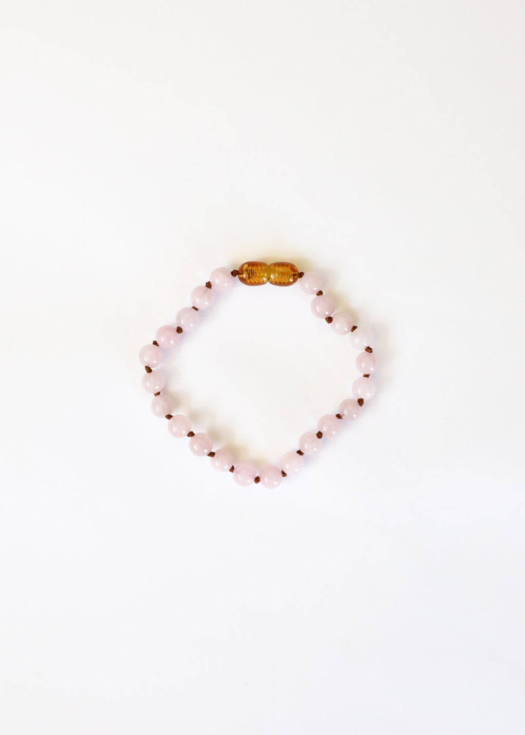 CanyonLeaf Pure Gemstone + Rose Quartz || Anklet or Bracelet — construction detail