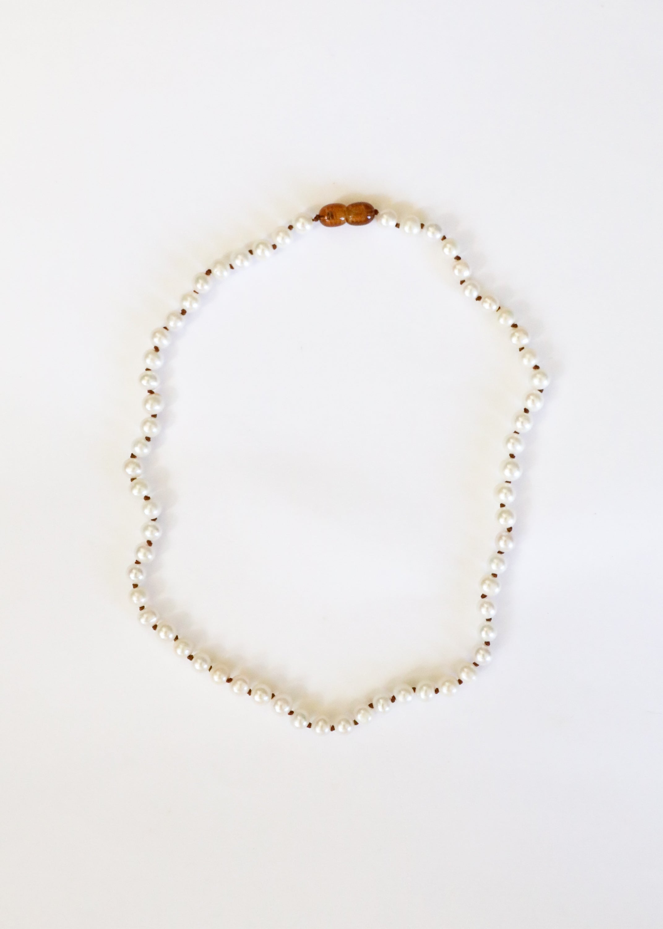 CanyonLeaf Pure Gemstone + Pearl || Necklace — alternative angle