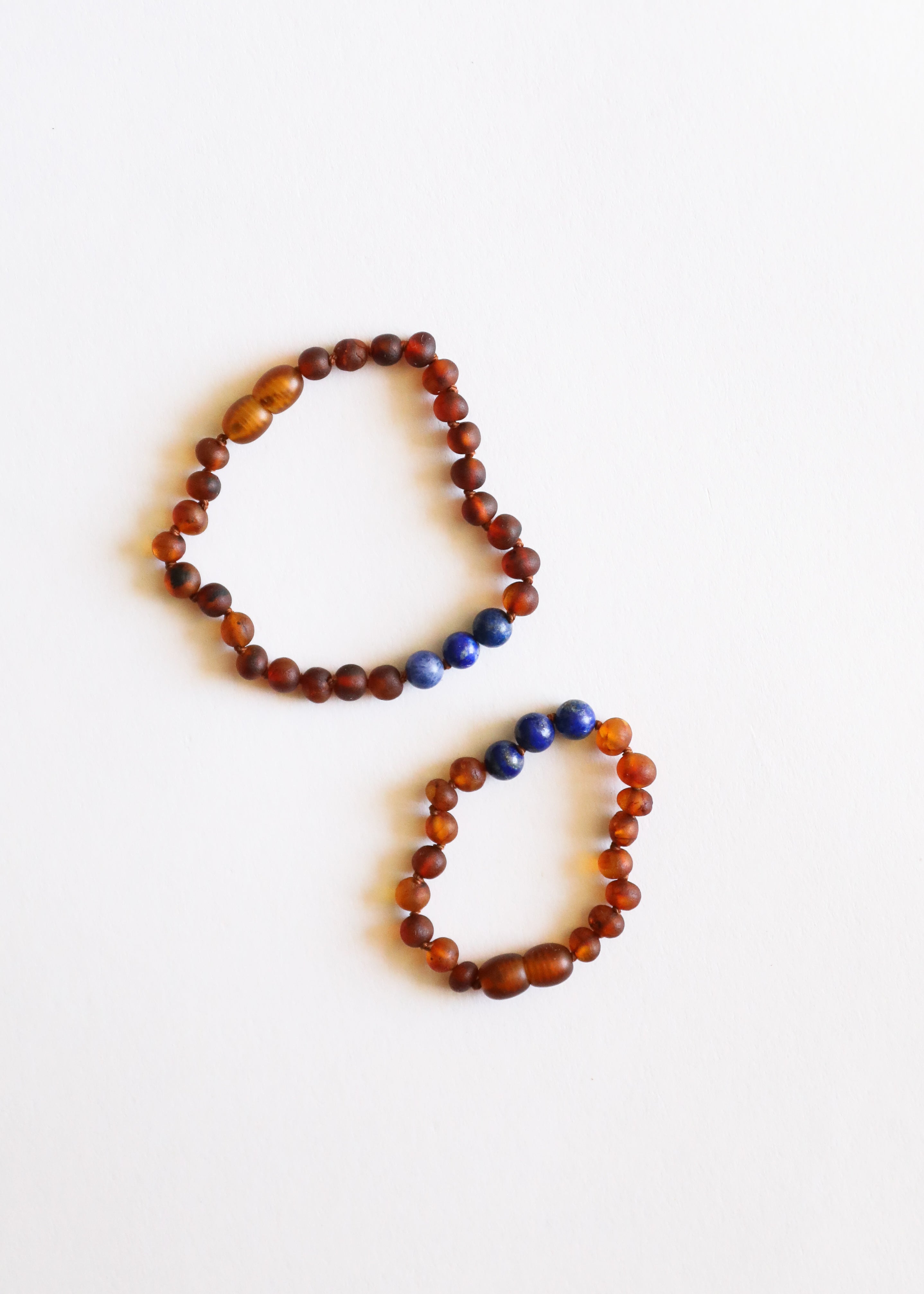 CanyonLeaf Raw Cognac Baltic Amber + Lapis Lazuli || Anklet or Bracelet — bracelet category context